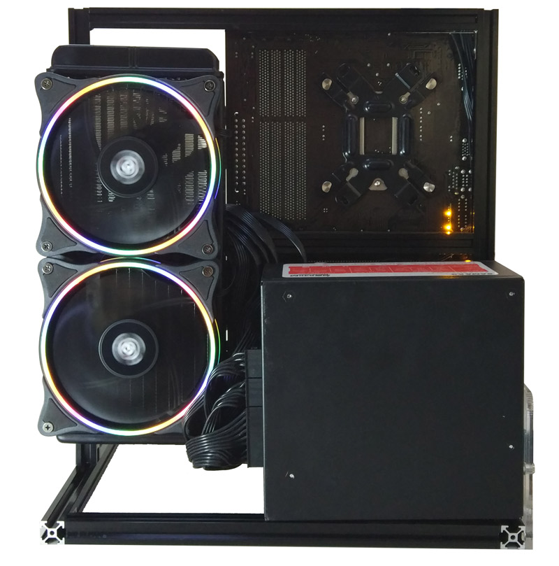 Su-soğutma alüminyumu Test tez - Aluminum Open Frame Test Bench Water Cooling incelemesi ve fiyatı